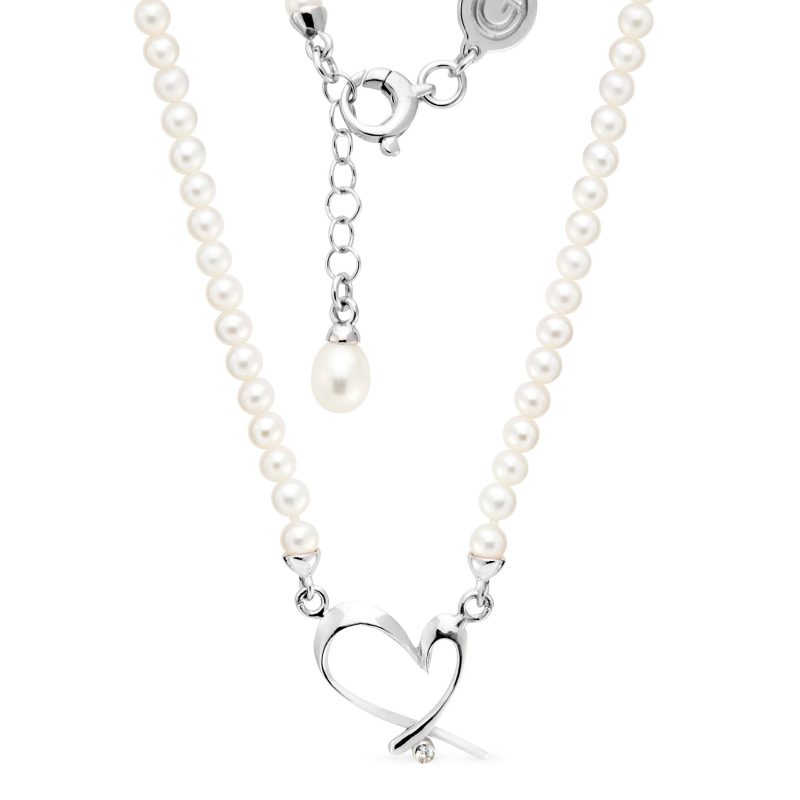 Swarovski Crystals The Aline popular Pearl Necklace